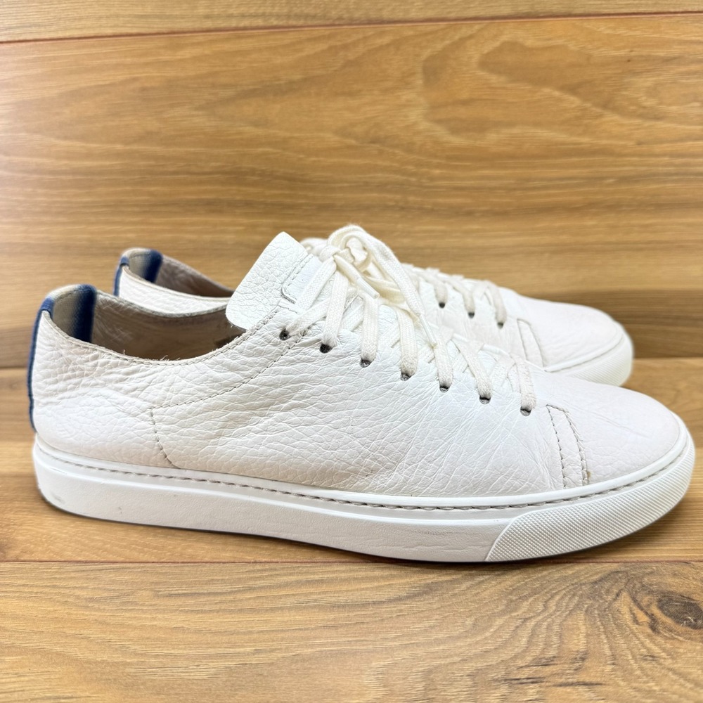 Officina Slowear Italian Leather Low Top Sneakers Mens 8 EU 41 Casual Modern